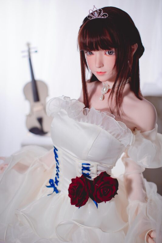 148cm/4ft10 C-cup Silicone Head Sex Doll – Mary - FavDoll